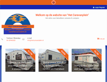 Tablet Screenshot of hetcaravanplein.nl